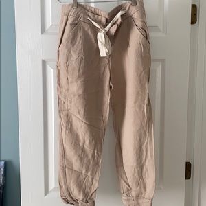 Light Blush Linen Pants